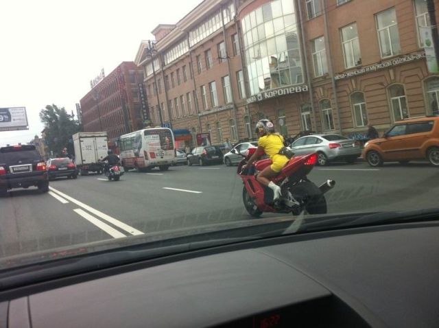 This Motorcycle Chick Is Really Steamy