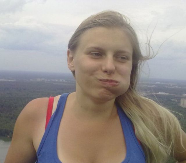 This Busty Russian Adores Heights