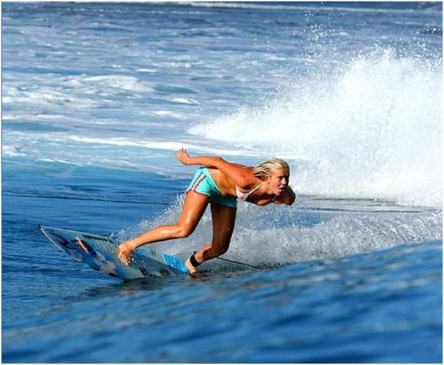 Awesome One-Armed Surfer