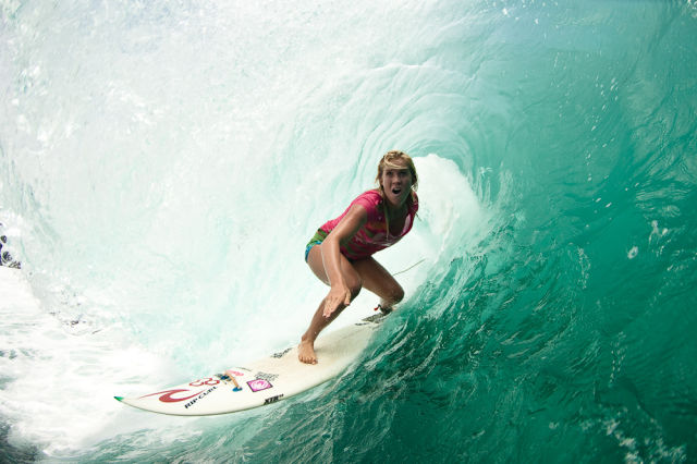 Awesome One-Armed Surfer