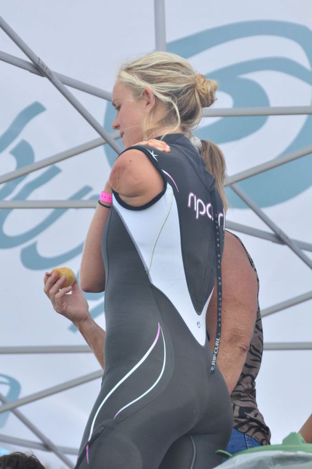 Awesome One-Armed Surfer