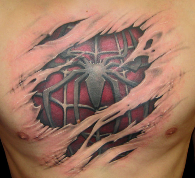 Creepily Realistic Tattoos