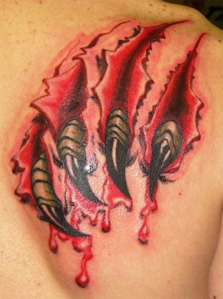 Creepily Realistic Tattoos
