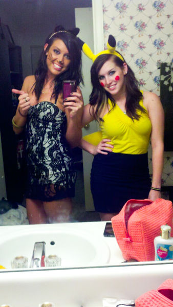 College Girls Choose Claws and Cuffs For Sexy Dress Up!