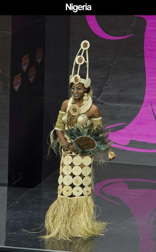 Miss Universe Pageant Contestants Parade Costumes for Their Country