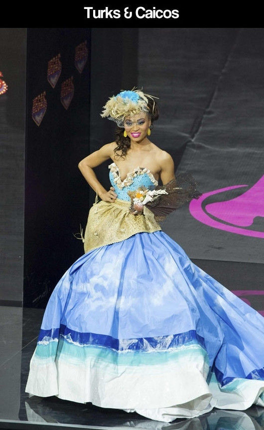 Miss Universe Pageant Contestants Parade Costumes for Their Country