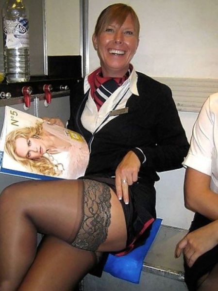 Flight Attendants Show Their Sultry and Sexy Sides