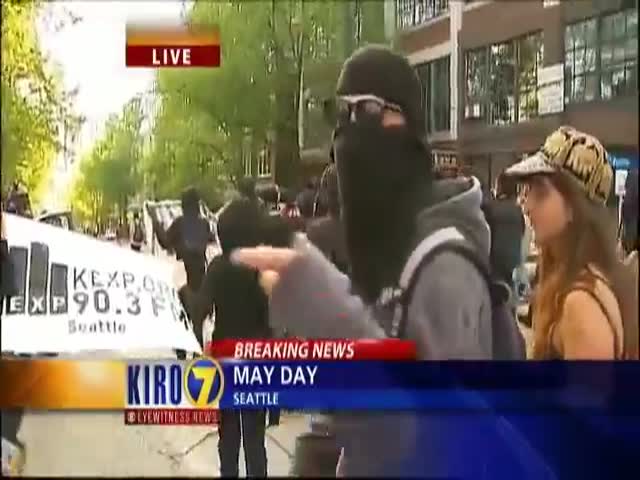 Wannabe Anarchists Don't Know Why They're Protesting (VIDEO)