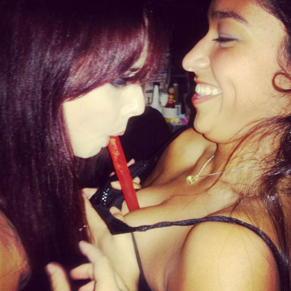 Take Your Body Shots off my Boobs Please