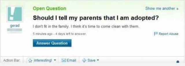 Amusing Yahoo Questions and Answers