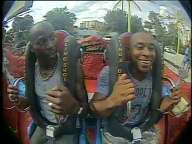 When DMX Tries the Slingshot Ride... (VIDEO)