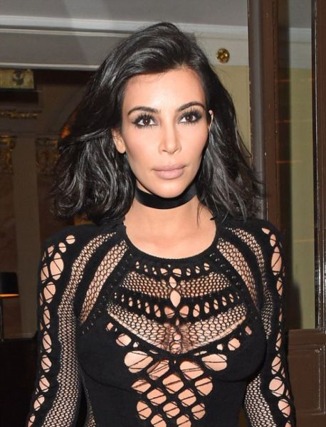 Kim Kardashian Shows a Little Boob at the BRIT Awards