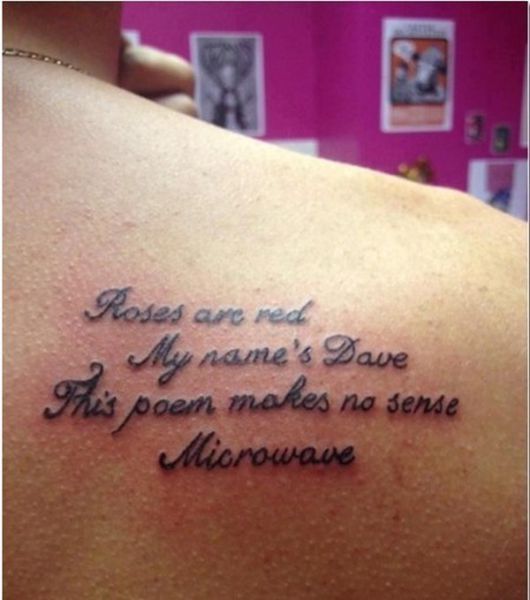 Bad Tattoos That Should Never Have Made the Light of Day