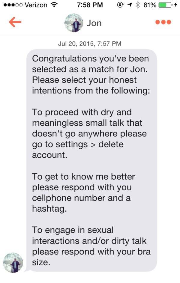 Hilarious And WTF Tinder Profiles