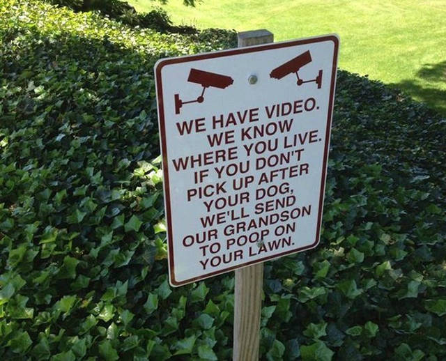 Funny Yard Signs That Are Impossible Not To Notice